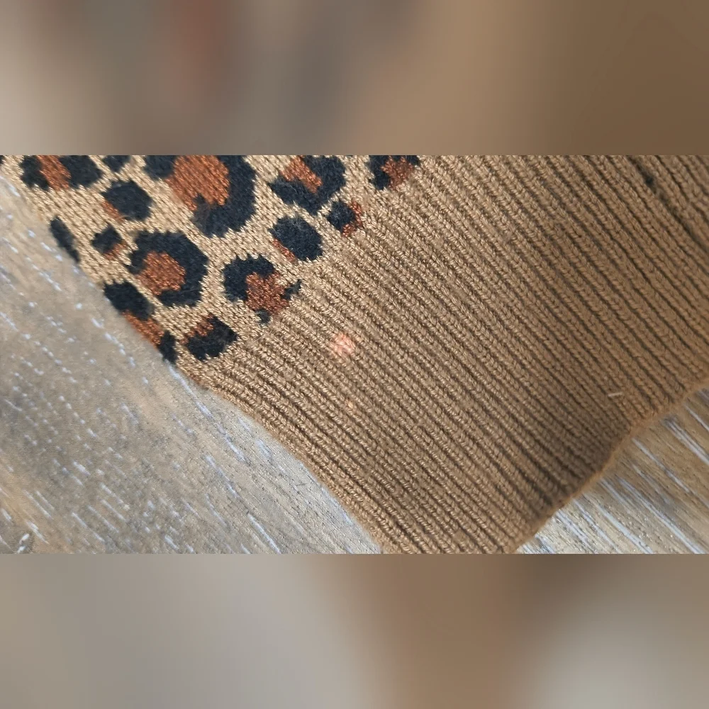Philosophy Animal Print Sweatshirt in Brown and Black - Picture 5 of 5